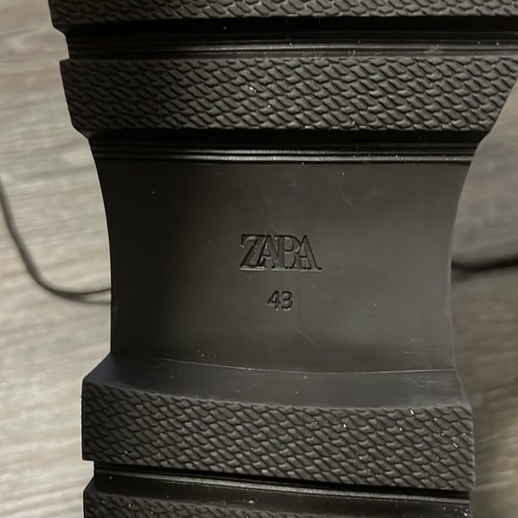 Zara brown leather boot, brand new - Picture 3 of 5